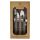 Laguiole 16-tlg. Besteck-Set aus Carbon