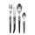 Laguiole 16-tlg. Besteck-Set aus Carbon