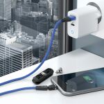RealPower MagneticCharge3 USB Kabel 1 m USB A Schwarz, Blau, Rot