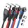 RealPower MagneticCharge3 USB Kabel 1 m USB A Schwarz, Blau, Rot