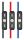 RealPower MagneticCharge3 USB Kabel 1 m USB A Schwarz, Blau, Rot
