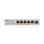 Zyxel XMG-105HP Unmanaged 2.5G Ethernet (100/1000/2500) Power over Ethernet (PoE) Silber