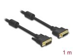 DELOCK DVI Kabel DVI(24+5) -> DVI(24+5) St/Bu 1.00m Gold