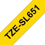 Brother TZE-SL651 Etiketten erstellendes Band Schwarz auf...