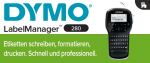 DYMO LabelManager 280 Etikettendrucker Wärmeübertragung D1 QWERTY