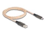 DeLOCK USB 2.0 Kabel Typ-A zu USB Type-C mit RGB Beleuchtung 1 m