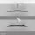 Neomounts DS70PLUS-450WH1 Monitorarm 17-49" - Gasfeder - Topfix - 180°-Stopp