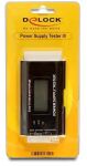 DeLOCK 18159 Batterietester Schwarz/Weiß