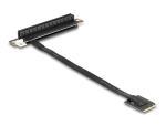 DeLOCK M.2 Key A+E zu PCIe x16 NVMe Adapter gewinkelt mit 20 cm Kabel