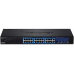 Trendnet TEG-30284 Netzwerk-Switch Managed Gigabit Ethernet (10/100/1000) 1U Schwarz