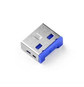 Smartkeeper UL03PKDB Schnittstellenblockierung Schnittstellenblockierung + Schlüssel USB Typ-A Blau 6 Stück(e)