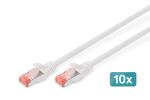 Digitus CAT 6 S/FTP Patchkabel, 10 Stück