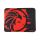 Ultron HAWK Gaming Set Tastatur Maus enthalten QWERTZ Deutsch Schwarz, Rot, Weiß