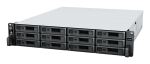 Synology RackStation RS2423+ NAS & Speicherserver Rack (2U) Ryzen Embedded V1780B 8 GB DDR4 0 TB DiskStation Manager Schwarz, Grau