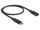 DeLOCK 85532 USB Kabel USB 3.2 Gen 1 (3.1 Gen 1) 0,5 m USB C Schwarz