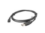 Lanberg CA-USBM-10CC-0010-BK USB Kabel USB 2.0 1 m Micro-USB B USB A 0,48 Gbit/s Schwarz