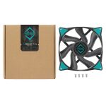 Iceberg Thermal IceGALE Xtra Computergehäuse Ventilator 14 cm Schwarz 1 Stück(e)