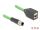 DeLOCK M12 Kabel D-kodiert 4 Pin Stecker zu RJ45 Buchse PUR (TPU) 0,5 m