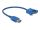 DELOCK USB3.0 Kabel A -> A Bu/Bu 0.25m Einbau