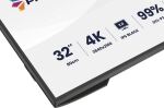 iiyama ProGraphic HB3201UHSNP-B1 Computerbildschirm 80 cm (31.5") 3840 x 2160 Pixel 4K Ultra HD Schwarz