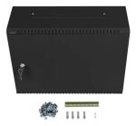 Lanberg WAF1-5203-04-00B Rack 4U Wandmontiertes Regal Schwarz