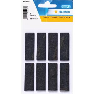 HERMA 15187 selbstklebendes Etikett Rechteck Schwarz 6 Stück(e)
