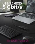 ICY BOX IB-DK4062-CPD Kabelgebunden USB 3.2 Gen 1 (3.1 Gen 1) Type-C Anthrazit