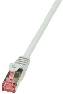 LogiLink Cat.6 S/FTP, 1m Netzwerkkabel Grau Cat6 S/FTP (S-STP)