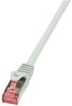 LogiLink Cat.6 S/FTP, 1m Netzwerkkabel Grau Cat6 S/FTP...