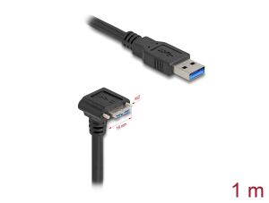 DELOCK USB 5Gbps Kabel USB TypA St zu USB Micro-B St 18mm sw