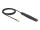 DeLOCK 5G LTE, WLAN Antenne SMA Stecker 2,5 dBi omnidirektional starr schwarz Klebemontage
