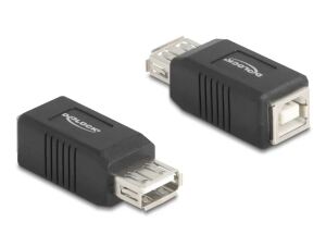 DeLOCK 67203 Kabeladapter USB Type-A USB Type-B Schwarz