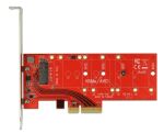 DELOCK PCI Expr Card 4x + NVMe M.2 Key M int + Kühlk. LowPro