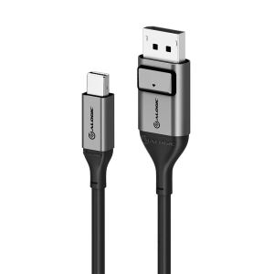 ALOGIC ULMDPDP02-SGR DisplayPort-Kabel 2 m Mini DisplayPort Schwarz, Grau