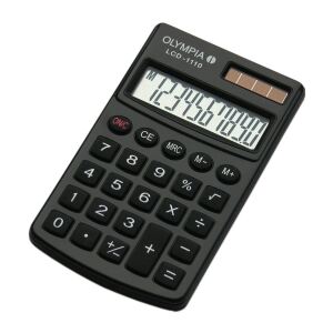 Olympia LCD 1110 Taschenrechner Tasche Einfacher Taschenrechner Schwarz