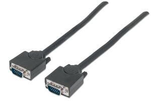 Manhattan SVGA Monitorkabel, HD15 Stecker auf HD15 Stecker, 1,8 m