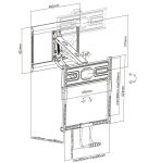 Equip 43 "-70" Pull-Down-TV-Wandhalterung