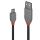 Lindy 36733 USB Kabel USB 2.0 2 m USB A Micro-USB B 0,48 Gbit/s Schwarz, Grau