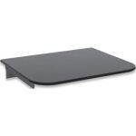 Techly ICA-DRS-504 Regal für AV-Geräte Schwarz Glas