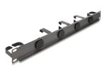 DeLOCK 19″ Kabelmanagement Rangierpanel mit 4 Gummi...