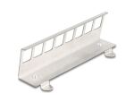 DELOCK Keystone Metall Halterung 8 Port für Hutschiene