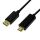 LogiLink CV0128 Videokabel-Adapter 3 m DisplayPort HDMI Typ A (Standard) Schwarz