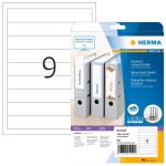 HERMA Einsteckrückenschilder A4 190x30 mm weiß...