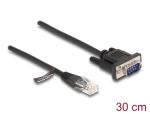 DeLOCK Kabel RJ45 Stecker zu Seriell RS-232 D-Sub 9...
