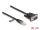 DeLOCK Kabel RJ45 Stecker zu Seriell RS-232 D-Sub 9 Stecker 30 cm schwarz