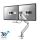 Neomounts NM-D775DXSILVER Monitorarm 10-32" - Gasfeder - Topfix - 180°-Stopp