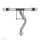 Neomounts NM-D775DXSILVER Monitorarm 10-32" - Gasfeder - Topfix - 180°-Stopp