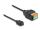 DeLOCK USB 2.0 Kabel Typ Mini-B Buchse zu Terminalblock Adapter mit Drucktaster 15 cm