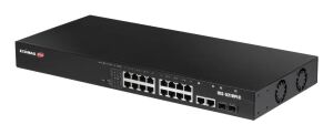 Edimax IGS-5218PLC Netzwerk-Switch Managed L2 Gigabit Ethernet (10/100/1000) Power over Ethernet (PoE) 1U Schwarz