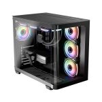 LC-Power LC-8001B-ON Computer-Gehäuse Midi Tower Schwarz